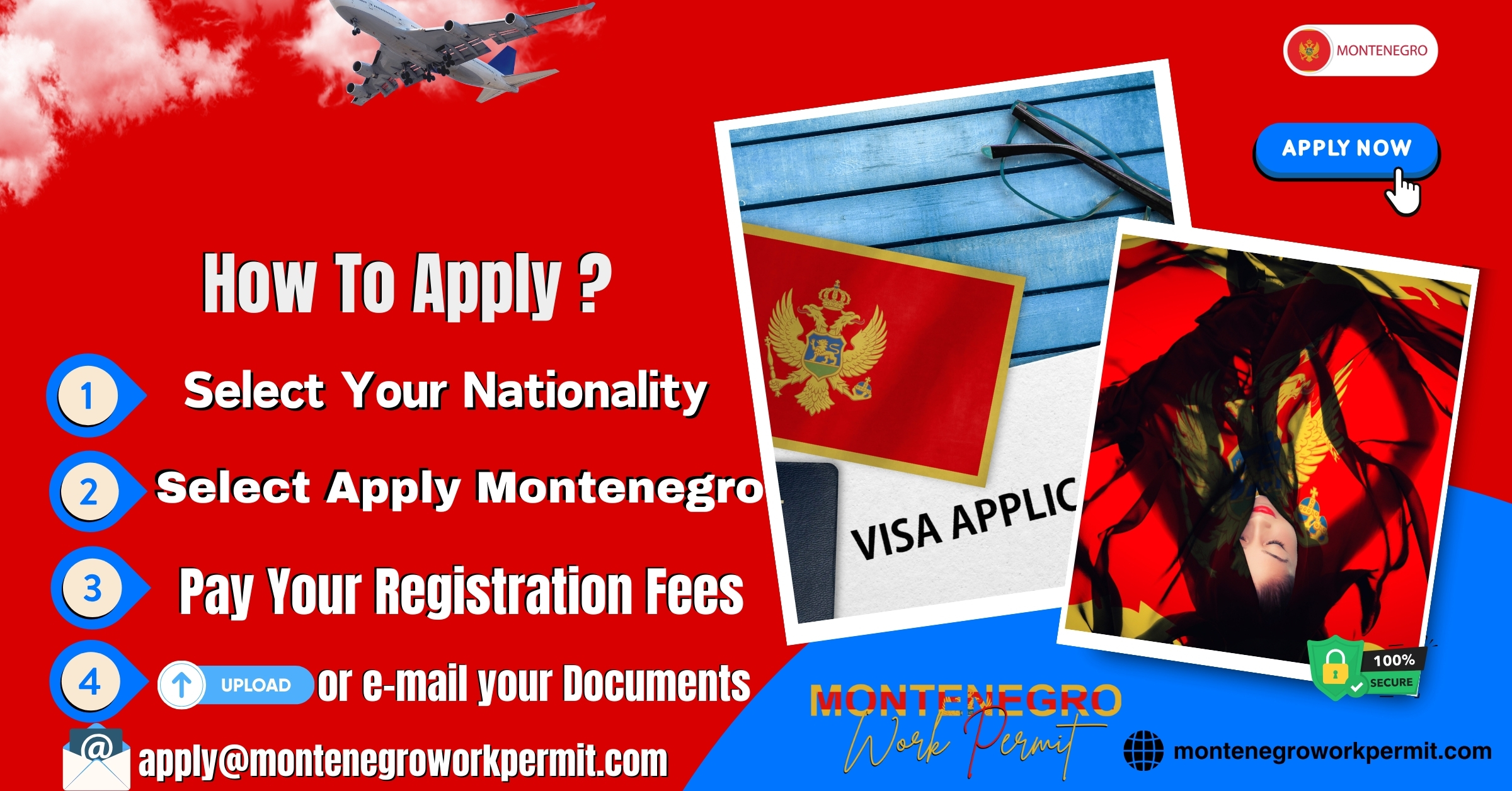 Montenegro Work Permit & Business Resident Visa Requirements for Citizens of São Tomé and Príncipe